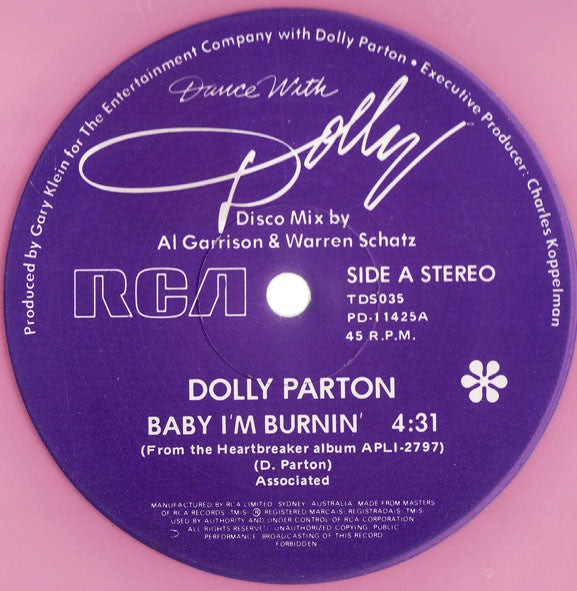 Dolly Parton - Dance With Dolly 12" Vinyl Single (Used)