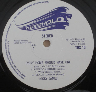 Nicky James - Every Home Should Have One Vinyl LP (Used)