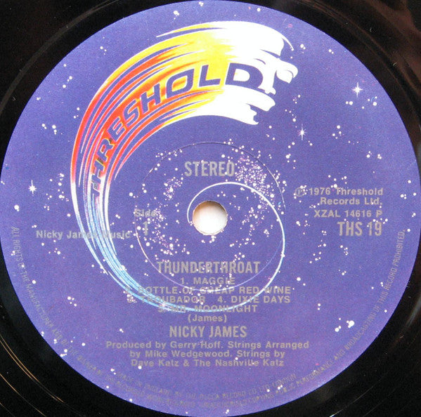 Nicky James - Thunderthroat Vinyl LP (Used)