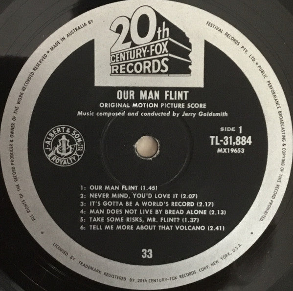 Soundtrack - Our Man Flint (Original Motion Picture Score) Vinyl LP (Used)