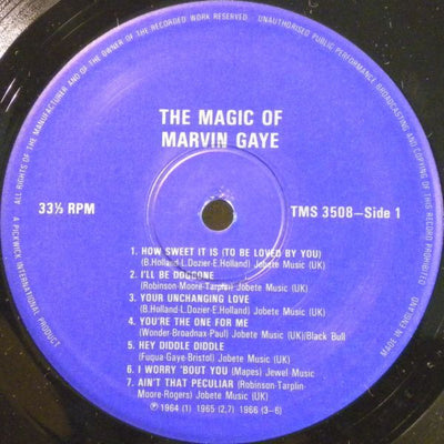 Marvin Gaye - The Magic Of Marvin Gaye Vinyl LP (Used)