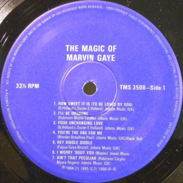 Marvin Gaye - The Magic Of Marvin Gaye Vinyl LP (Used)
