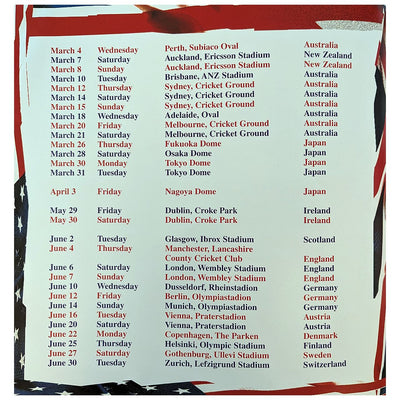 Billy Joel & Elton John - Face To Face 1998 Original Concert Tour Program