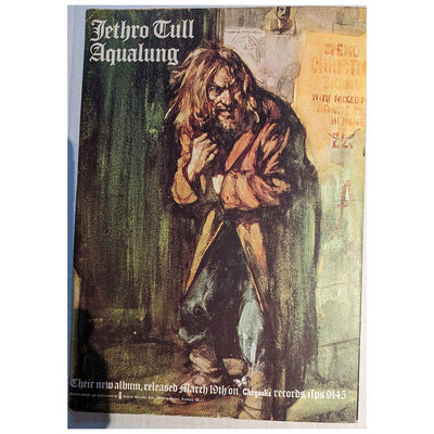 Jethro Tull & Steeleye Span - 1971 Aqualung Original Concert Tour Program