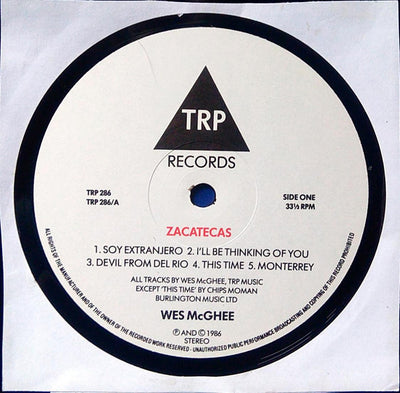 Wes McGhee - Zacatecas Vinyl LP (Used)