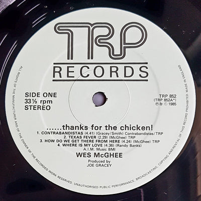 Wes McGhee - ...Thanks For The Chicken! Vinyl 2LP (Used)