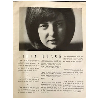 Various Artists - The Big Show March 1965 Australia Original Concert Tour Program