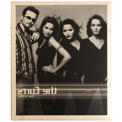 Corrs - Tour In Blue 2000 European Original Concert Tour Program With Ticket