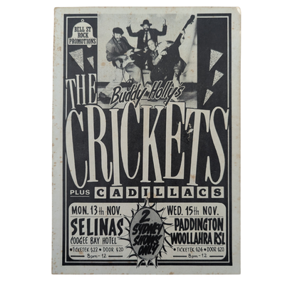 Buddy Holly's Crickets - Set Of Photos & Autographed Band Flyer