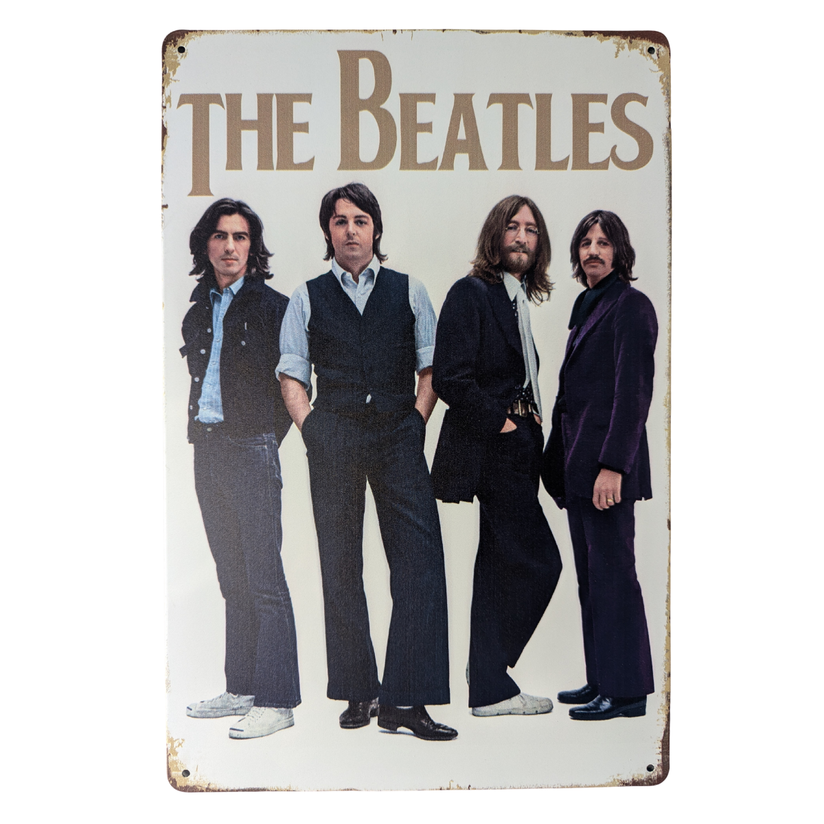 Beatles - Tin Display Sign