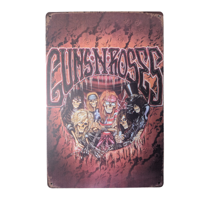 Guns N' Roses - Tin Display Sign