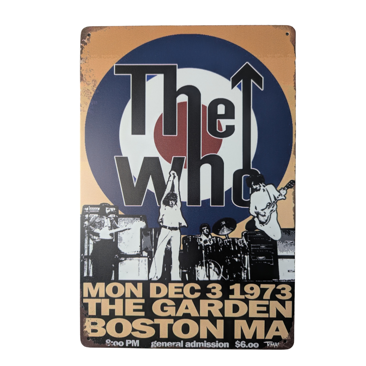 Who - Tin Display Sign