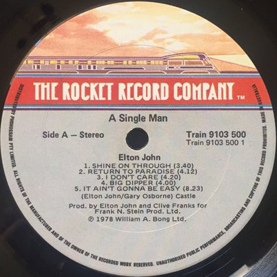 Elton John – A Single Man Vinyl LP (Used)