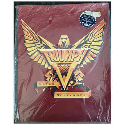 Triumph - Never Surrender 1983 Original Concert Tour Program