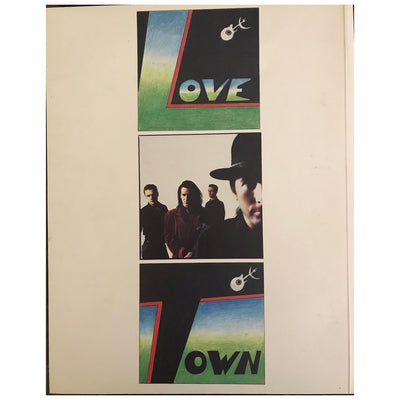 U2 - Love Comes To Town 1989 Original Concert Tour Program With Concert Ticket