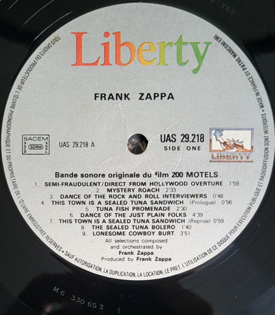 Frank Zappa - Frank Zappa's 200 Motels Reissue Vinyl 2LP (Used)