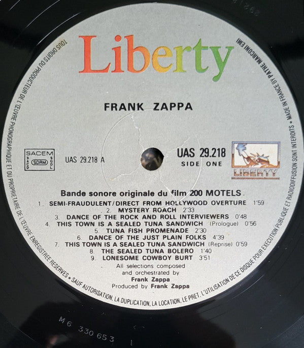 Frank Zappa - Frank Zappa's 200 Motels Reissue Vinyl 2LP (Used)