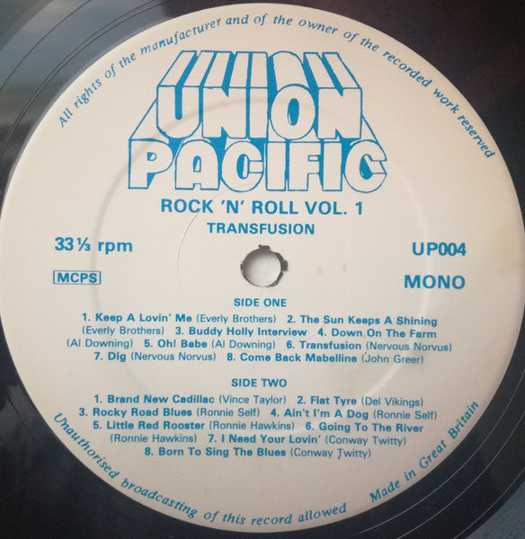 Various Artists - Transfusion - Rave From The Grave Blast From The Past Vol. 1 Vinyl LP (Used)