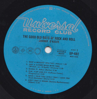 Johnny O'Keefe - The Good Old Days Of Rock & Roll Vinyl LP (Used)