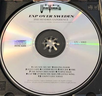 Jimi Hendrix Experience - Exp Over Sweden CD & Magazine