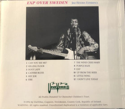 Jimi Hendrix Experience - Exp Over Sweden CD & Magazine