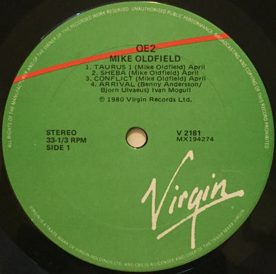 Mike Oldfield - QE2 Vinyl LP (Used)