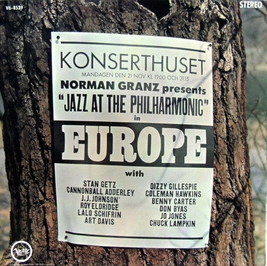 Various Artists - Jazz At The Philharmonic In Europe Vinyl LP (Used)