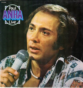 Paul Anka - Live Vinyl LP (Used)