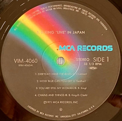 B.B. King - Live In Japan Vinyl LP (Used)