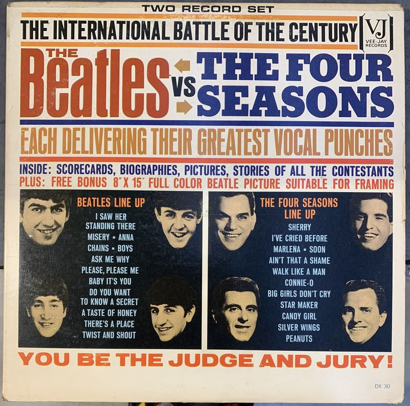 Beatles vs Four Seasons – The Beatles Vs The Four Seasons Vinyl LP (Used)
