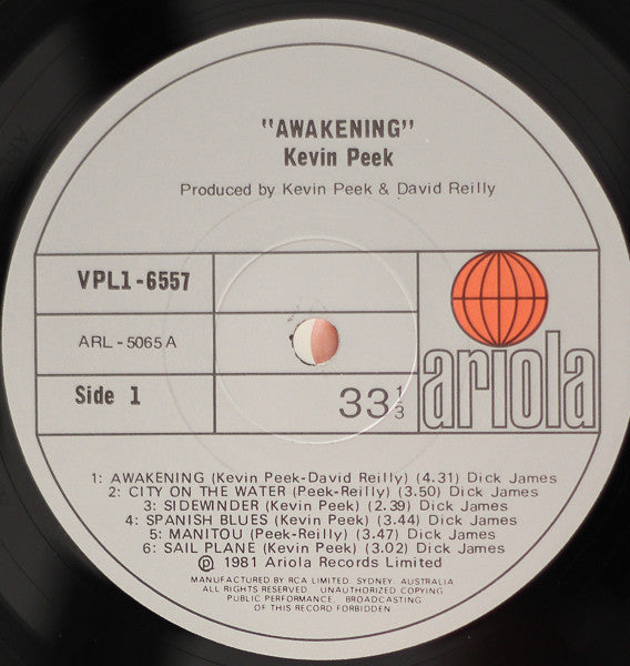 Kevin Peek - Awakening Vinyl LP (Used)
