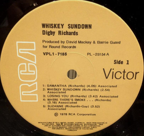 Digby Richards - Whiskey Sundown Vinyl LP (Used)