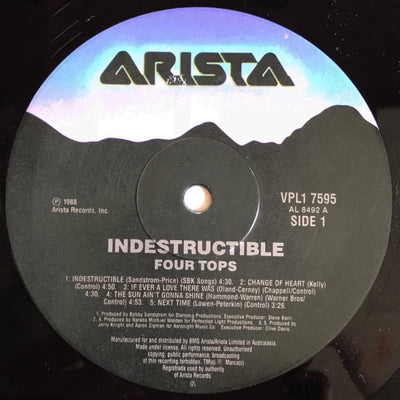 Four Tops - Indestructible Vinyl LP (Used)