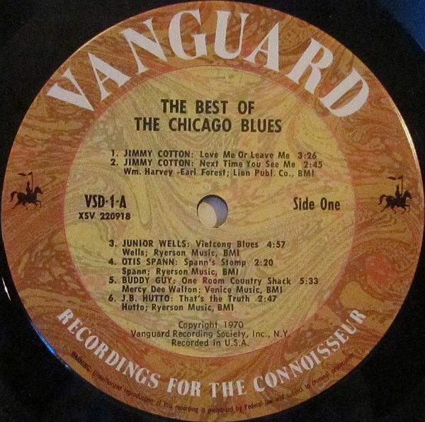 Various Artists - The Best Of The Chicago Blues Vinyl 2LP (Used)