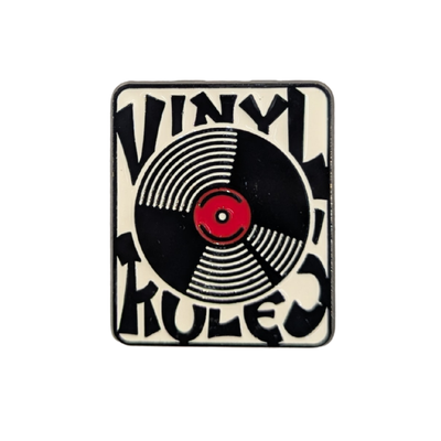 Vinyl Lovers - Vinyl Rules Pin