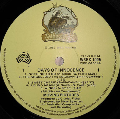Moving Pictures - Days Of Innocence Vinyl LP (Used)