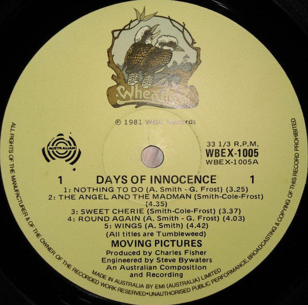 Moving Pictures - Days Of Innocence Vinyl LP (Used)