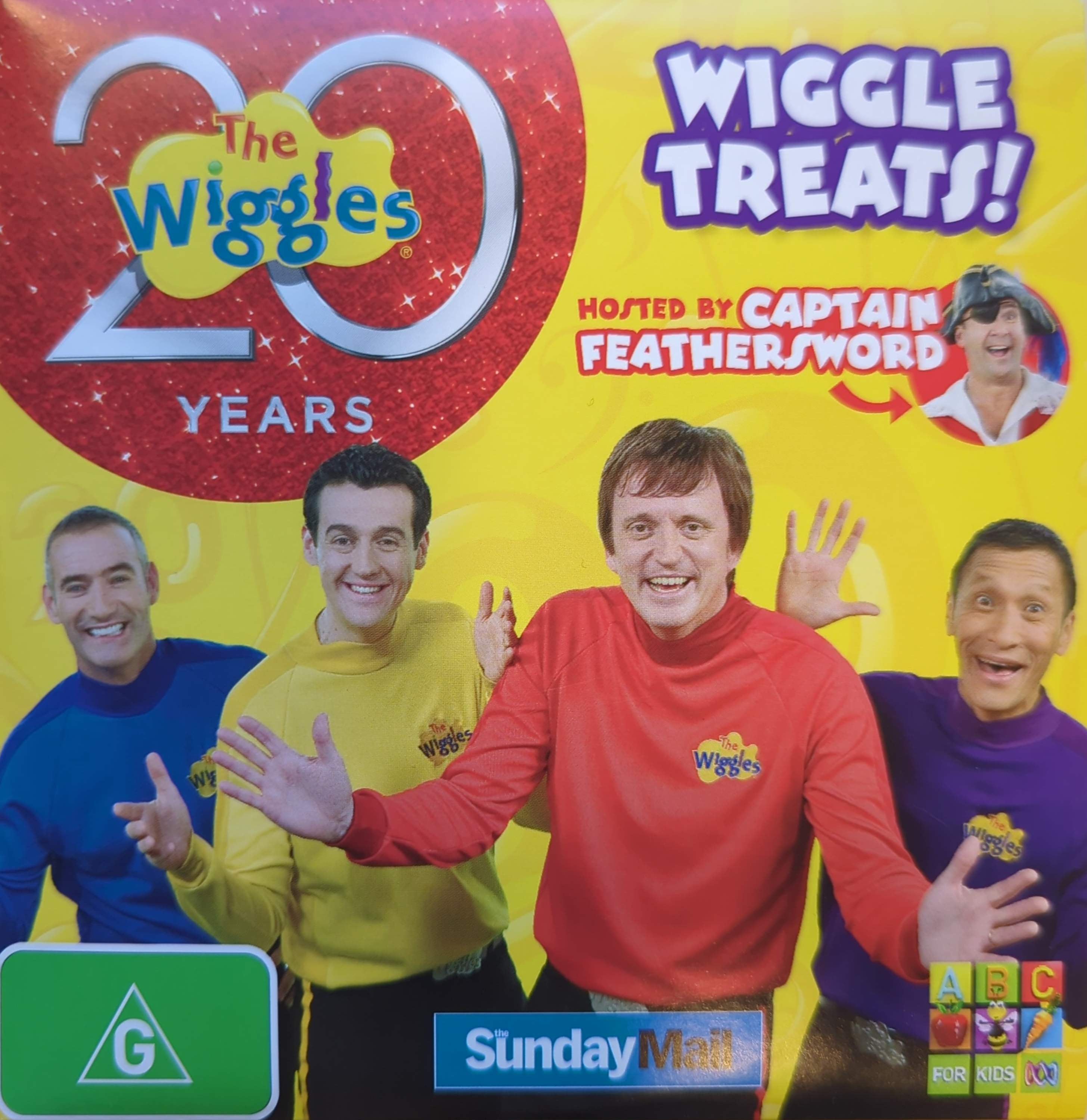 Wiggles - 20 Years Wiggle Treats Sunday Mail DVD