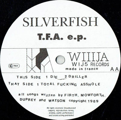 Silverfish - T.F.A. E.P. Vinyl LP (Used)