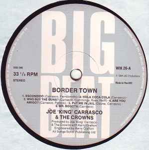 Joe King Carrasco & The Crowns - Border Town Vinyl LP (Used)