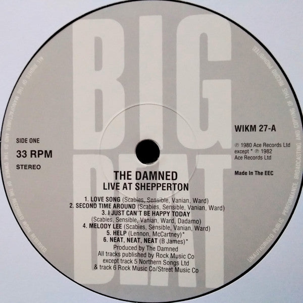 Damned - Live Shepperton 1980 Reissue Vinyl LP (Used)