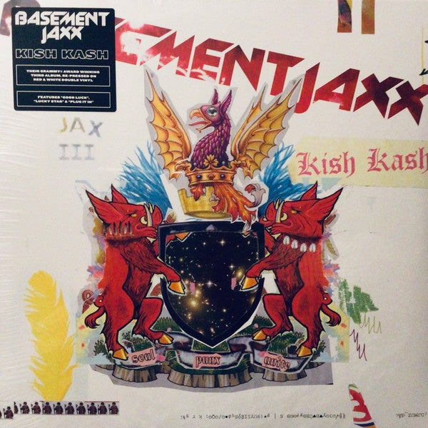 Basement Jaxx - Kish Kash Red & White Coloured Vinyl 2LP (Used)