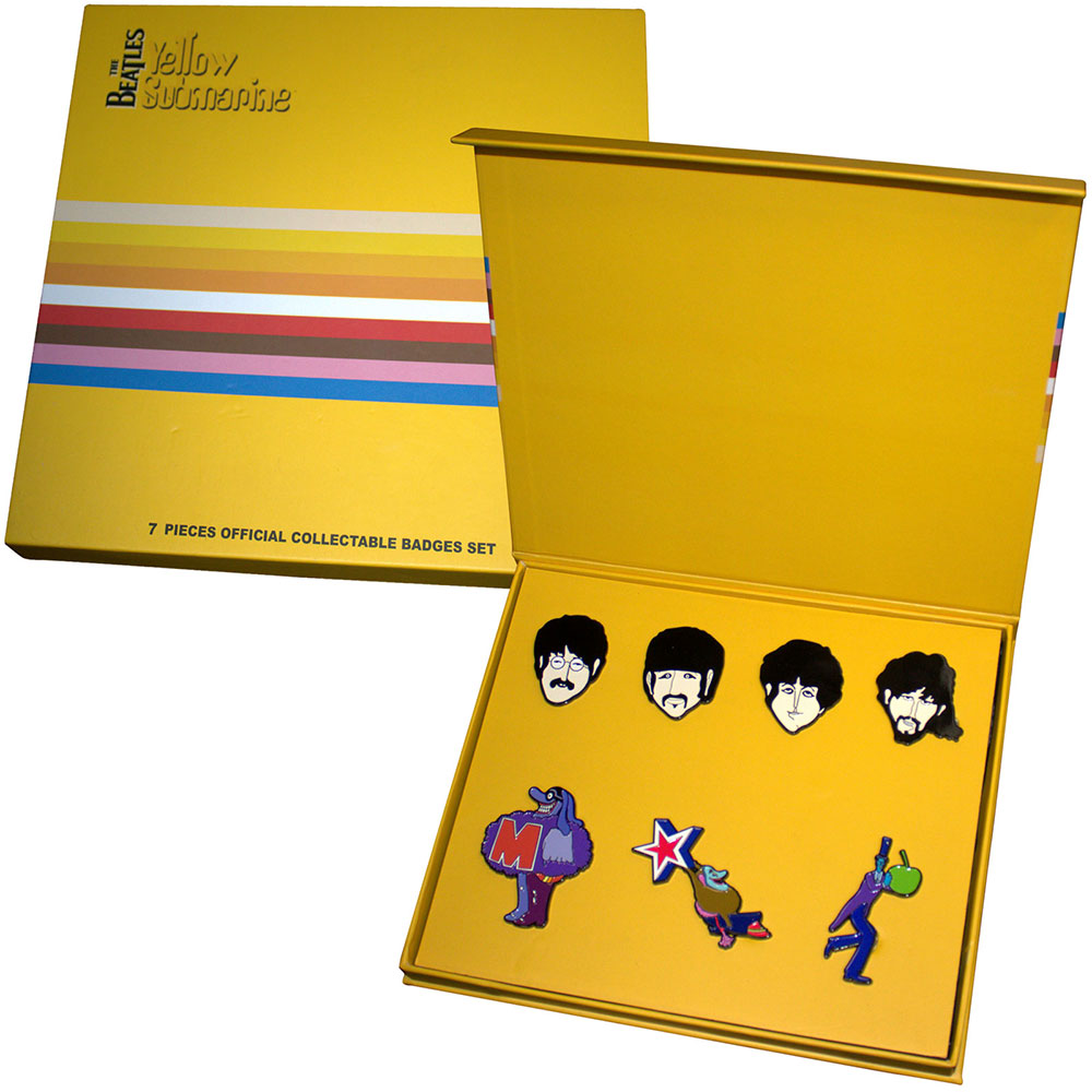 Beatles - Yellow Submarine Characters Mini Badge Set