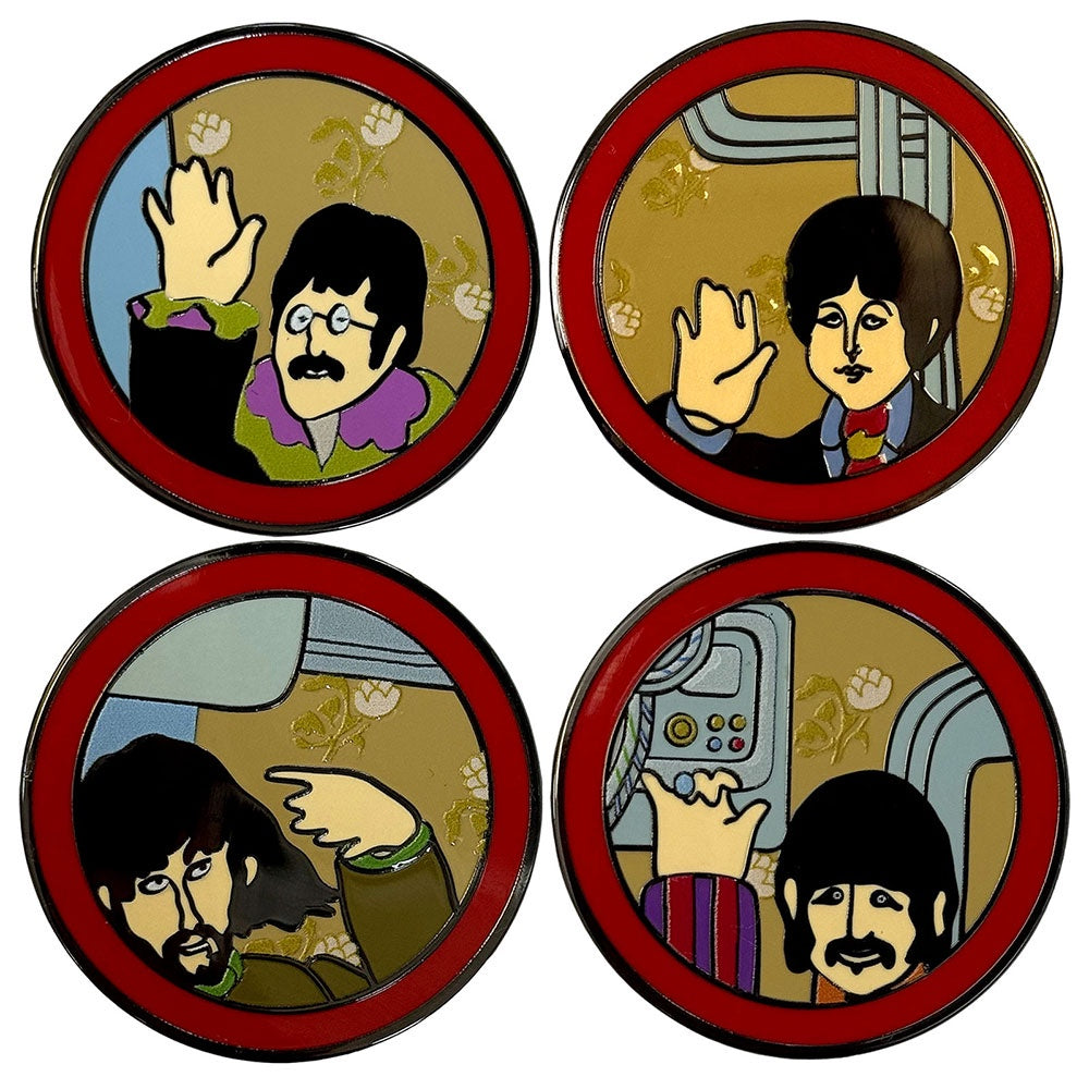 Beatles - Yellow Submarine Portholes Badge Set
