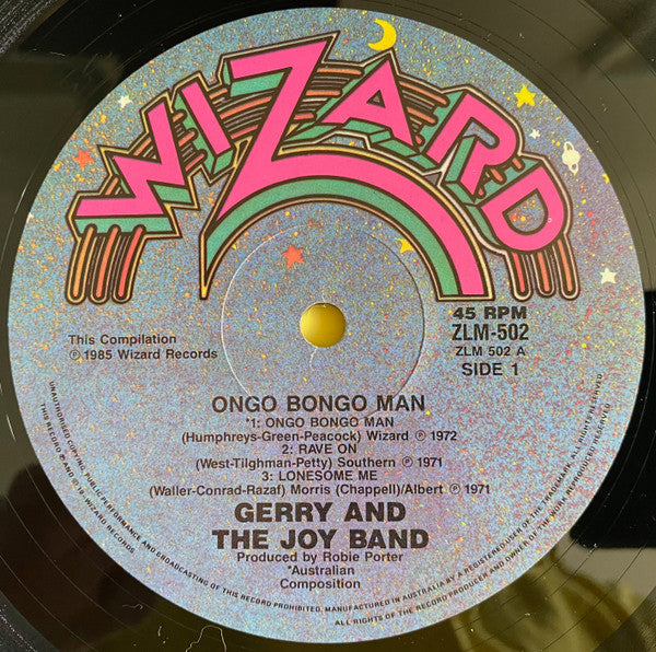 Gerry & Joy Band - Ongo Bongo Man 12" Vinyl Single (Used)