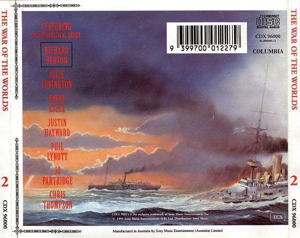 Soundtrack - Jeff Wayne's Musical Version Of The War Of The Worlds 2CD