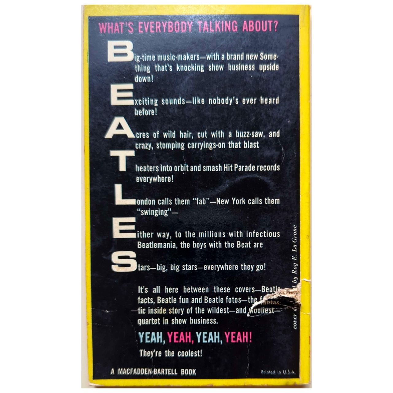 Edward De Blasio - All About The Beatles Paperback Book (1964)