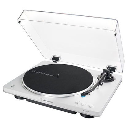 Audio Technica - LP70XBT WS Bluetooth White / Silver Turntable (Refurbished)