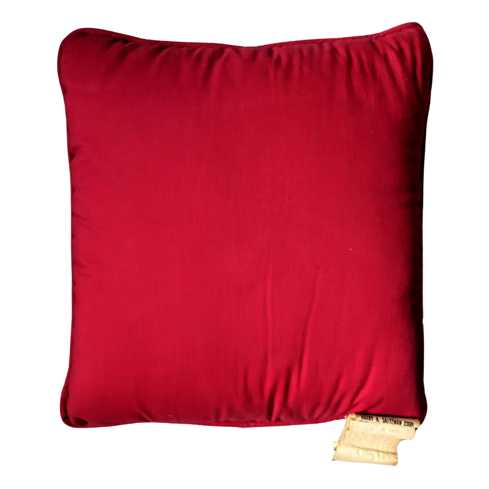 Beatles - Original 1964 Nordic House Pillow With Red Back & Two Tags