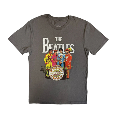 Beatles - Sgt Pepper Grey Unisex T-Shirt